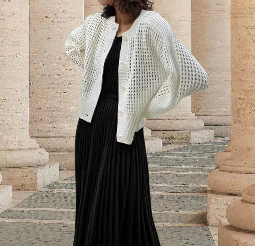 Damer luftig stickad cardigan Eva Jonsson-Eva Jonsson