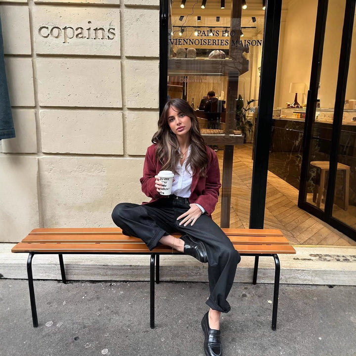 Damer lyx kort jacka i högkvalitativ mocka Eva Jonsson-Eva Jonsson