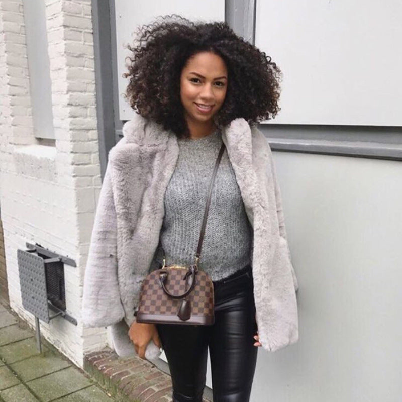 Damer lyxig fleece-kappa Mirla-Eva Jonsson