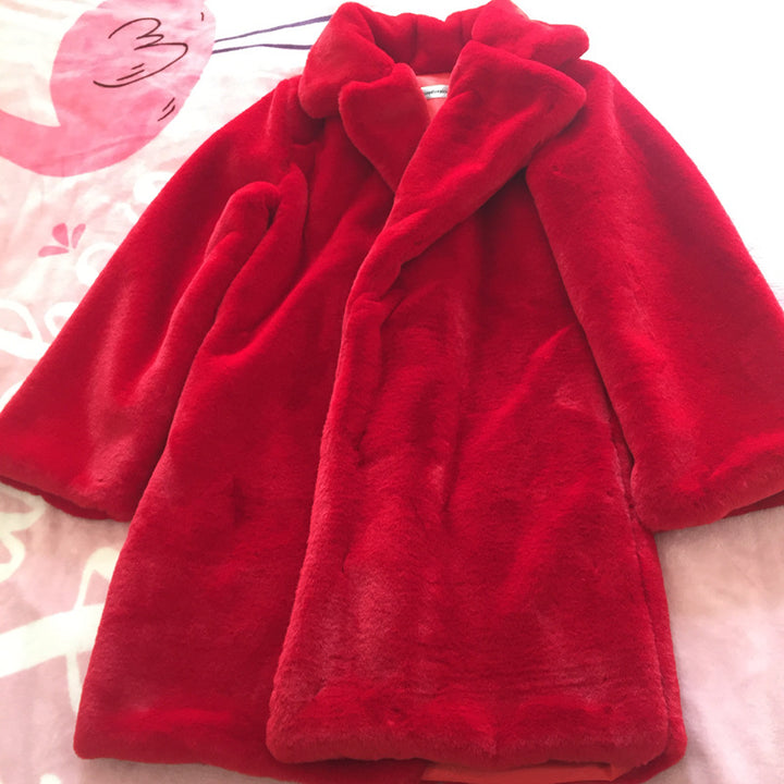 Damer lyxig fleece-kappa Mirla-Eva Jonsson