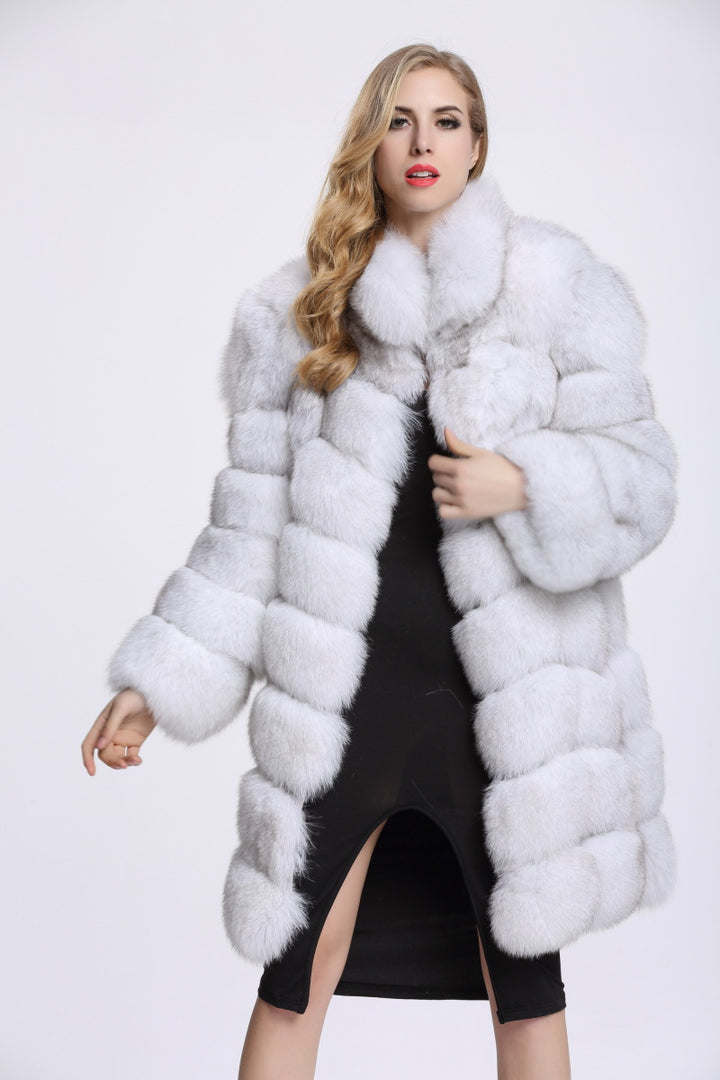 Damer lyxig konstpälsjacka Eva Jonsson-Eva Jonsson