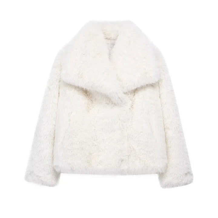 Damer lyxig konstpälsrock Mirla-Eva Jonsson