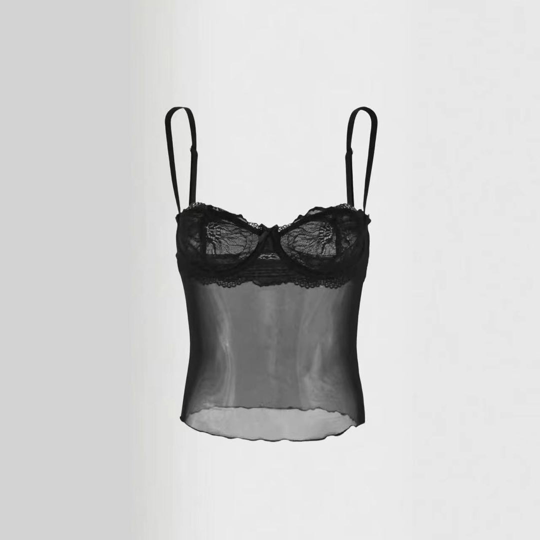 Damer mini kjol med eleganta spetsdetaljer Mirla-Eva Jonsson