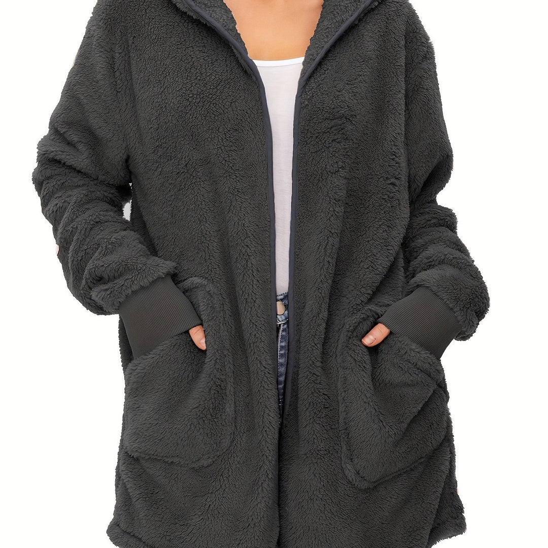 Damer mjuk fleece-kappa Mirla-Eva Jonsson