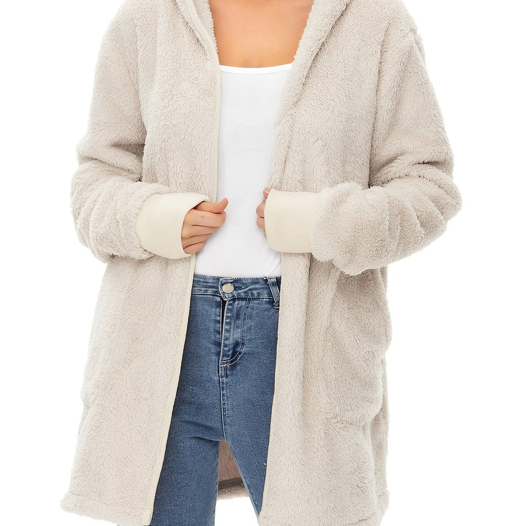 Damer mjuk fleece-kappa Mirla-Eva Jonsson