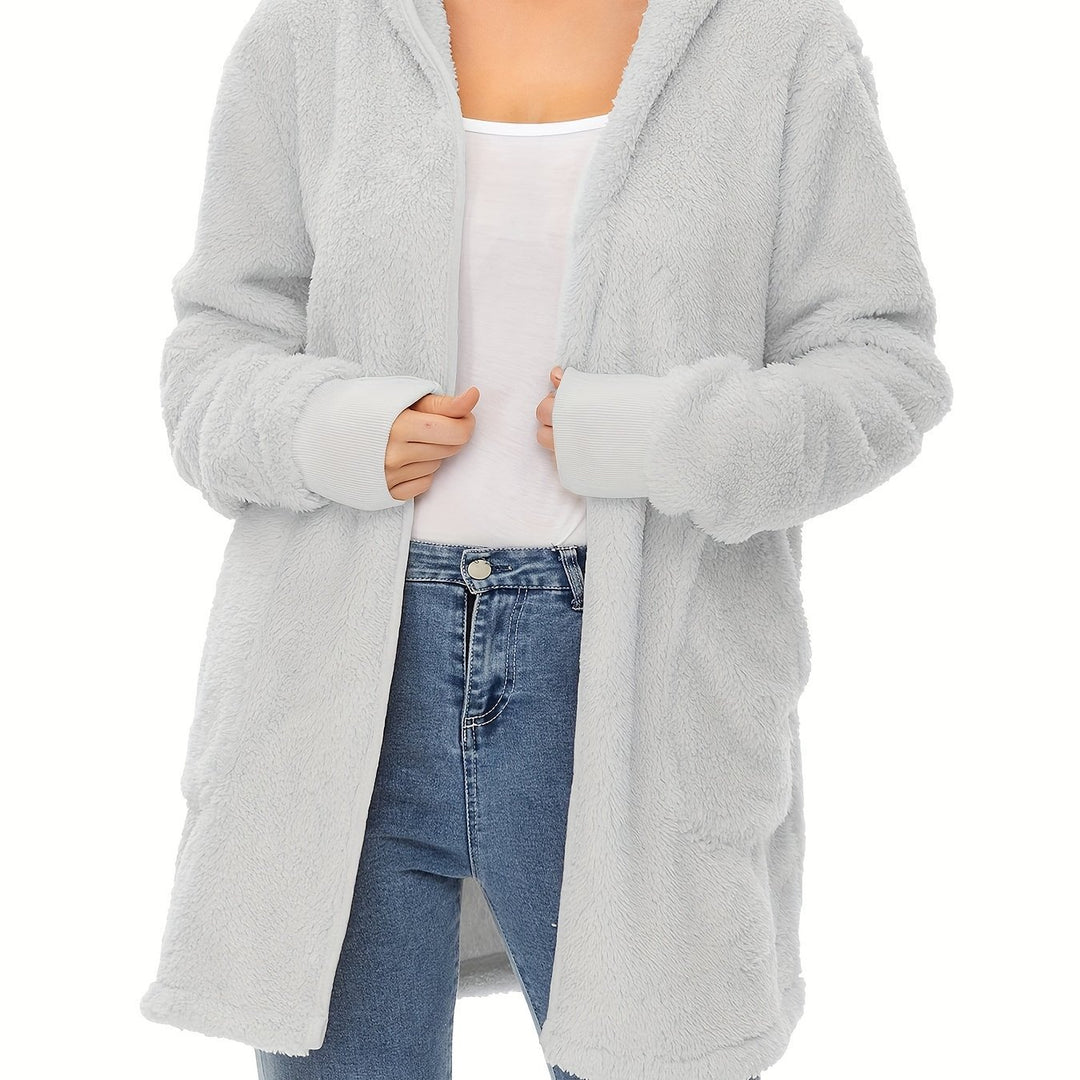 Damer mjuk fleece-kappa Mirla-Eva Jonsson