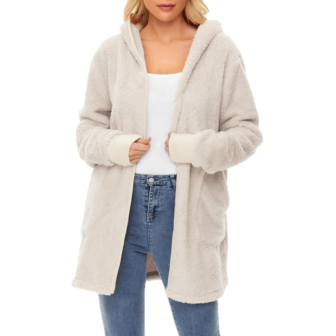 Damer mjuk fleece-kappa Mirla-Eva Jonsson