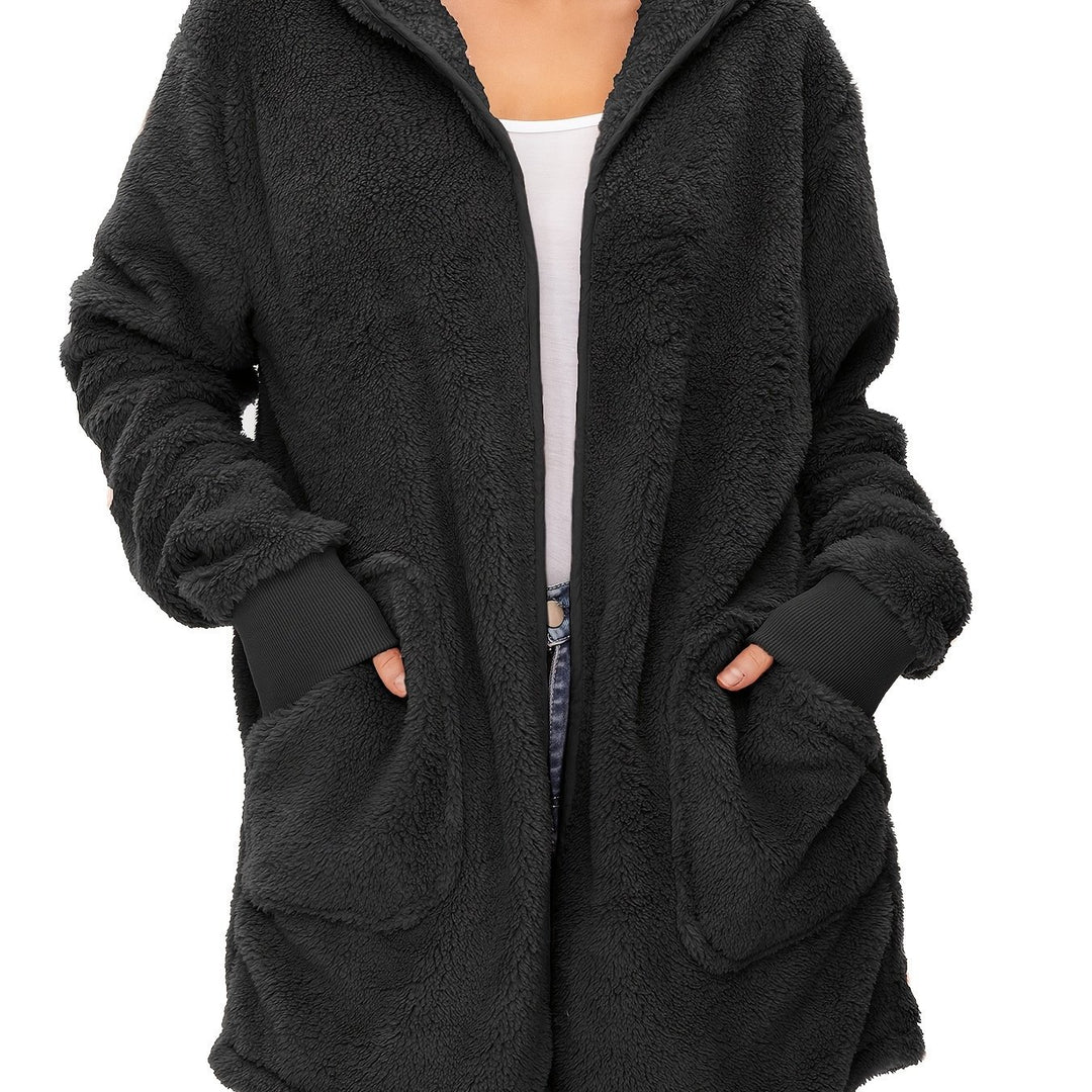 Damer mjuk fleece-kappa Mirla-Eva Jonsson