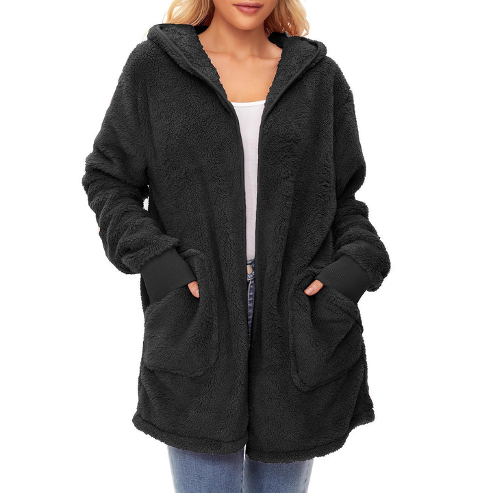 Damer mjuk fleece-kappa Mirla-Eva Jonsson