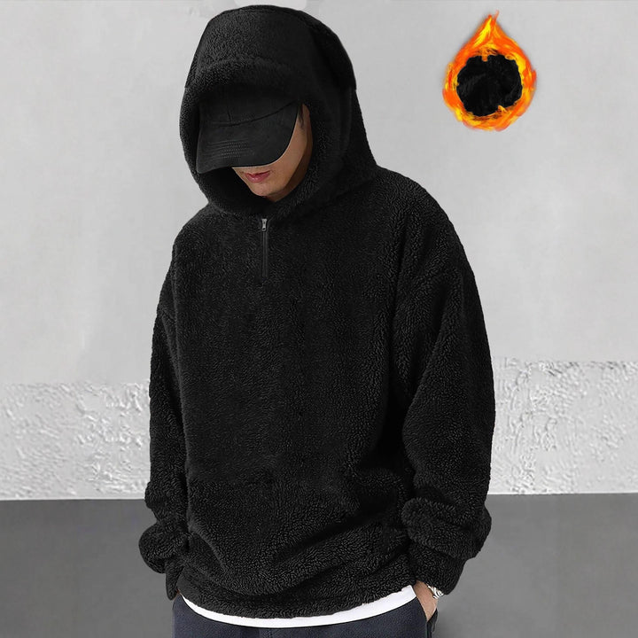 Damer mjuk mikrofleece hoodie Mirla-Eva Jonsson