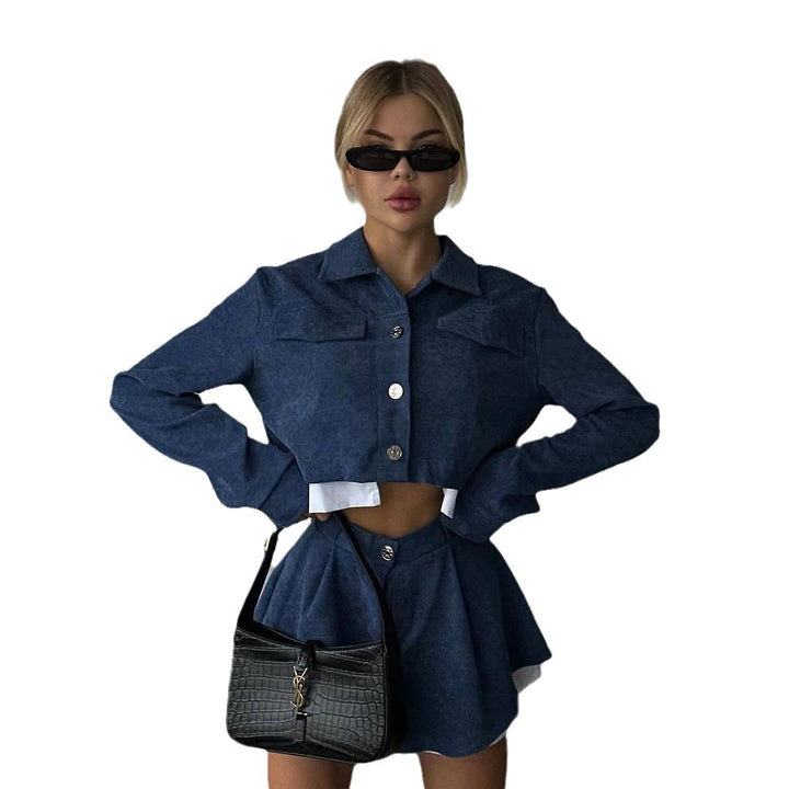Damer mode Cropped-jacka och kjol-set Mirla-Eva Jonsson