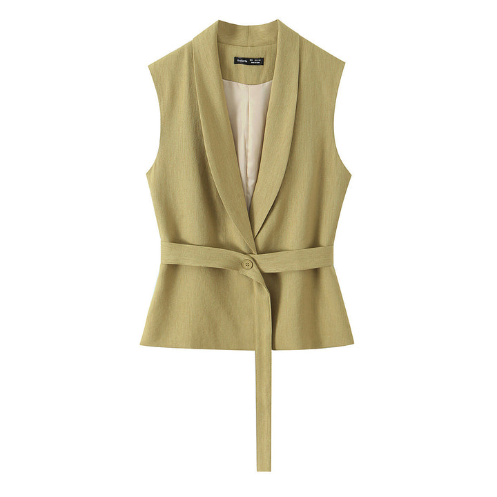 Damer mode blazer- och palazzo-byx-set med figursydd silhuett Mirla-Eva Jonsson