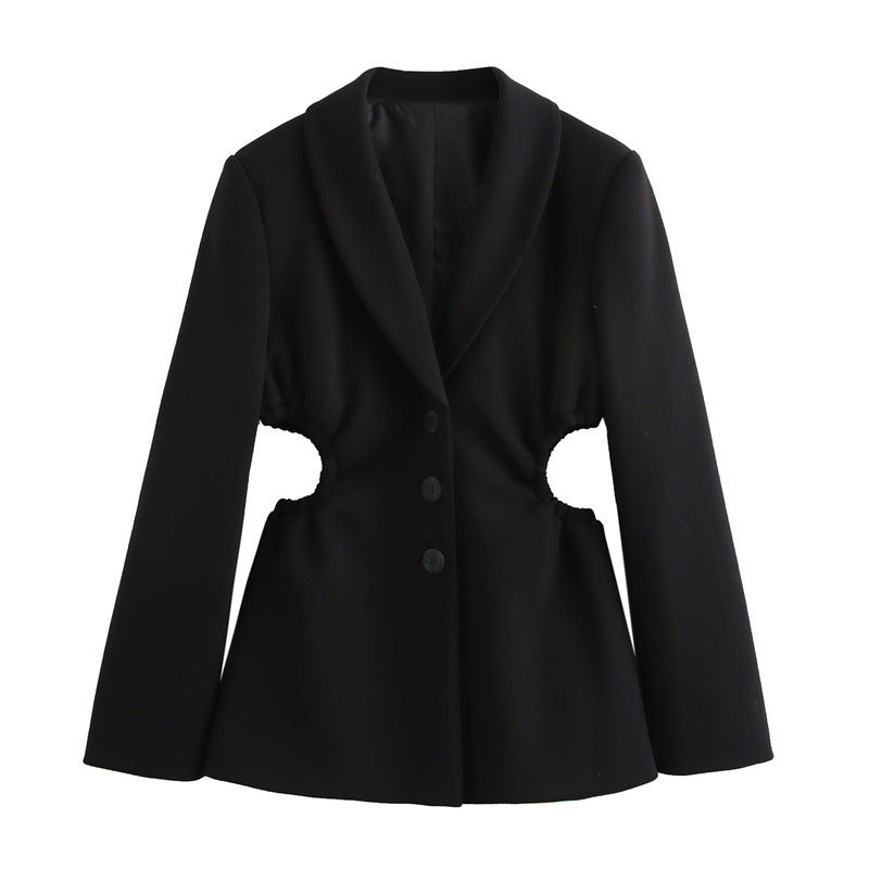 Damer mode blazerjacka med innovativa cut-outs Mirla-Eva Jonsson