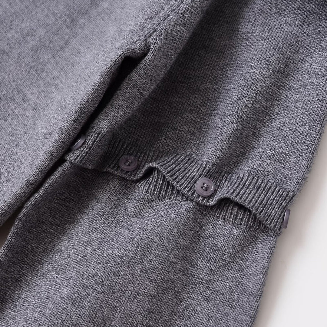Damer mode cropped sweattröja med knappr detaljer Mirla-Eva Jonsson