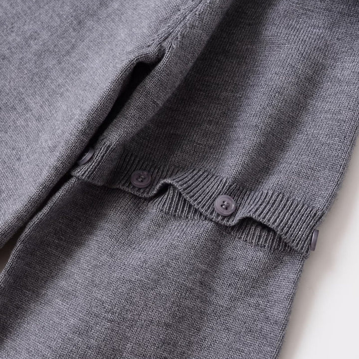 Damer mode cropped sweattröja med knappr detaljer Mirla-Eva Jonsson