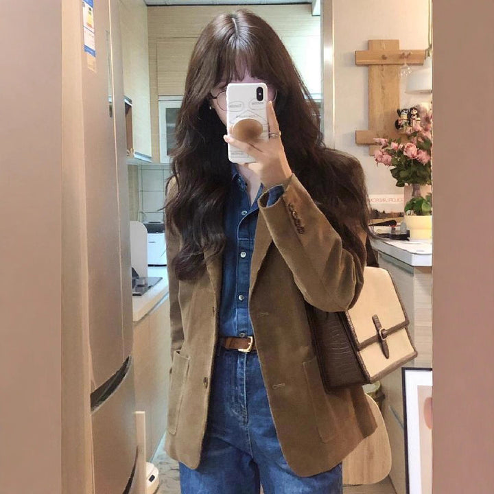 Damer mode kordblazer Mirla-Eva Jonsson