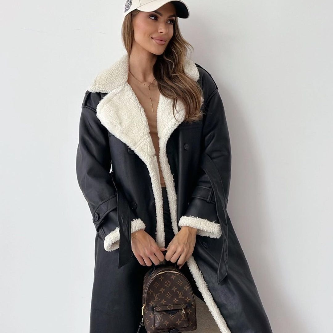 Damer mode och mysig teddy-kappa Mirla-Eva Jonsson
