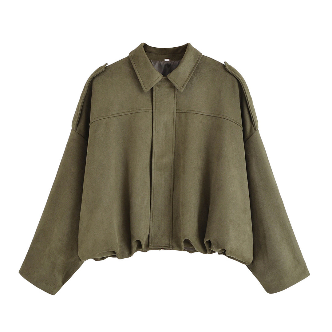 Damer mode oversized jacka i avslappnad stil Mirla-Eva Jonsson