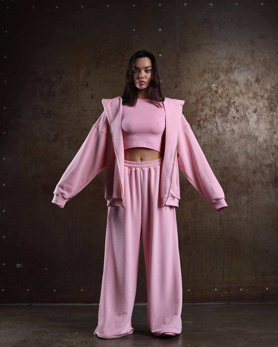 Damer mode sportkläder-set med oversized jacka och lös passform Mirla-Eva Jonsson