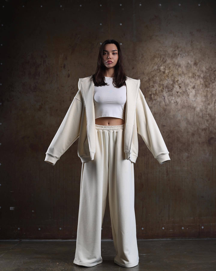 Damer mode sportkläder-set med oversized jacka och lös passform Mirla-Eva Jonsson