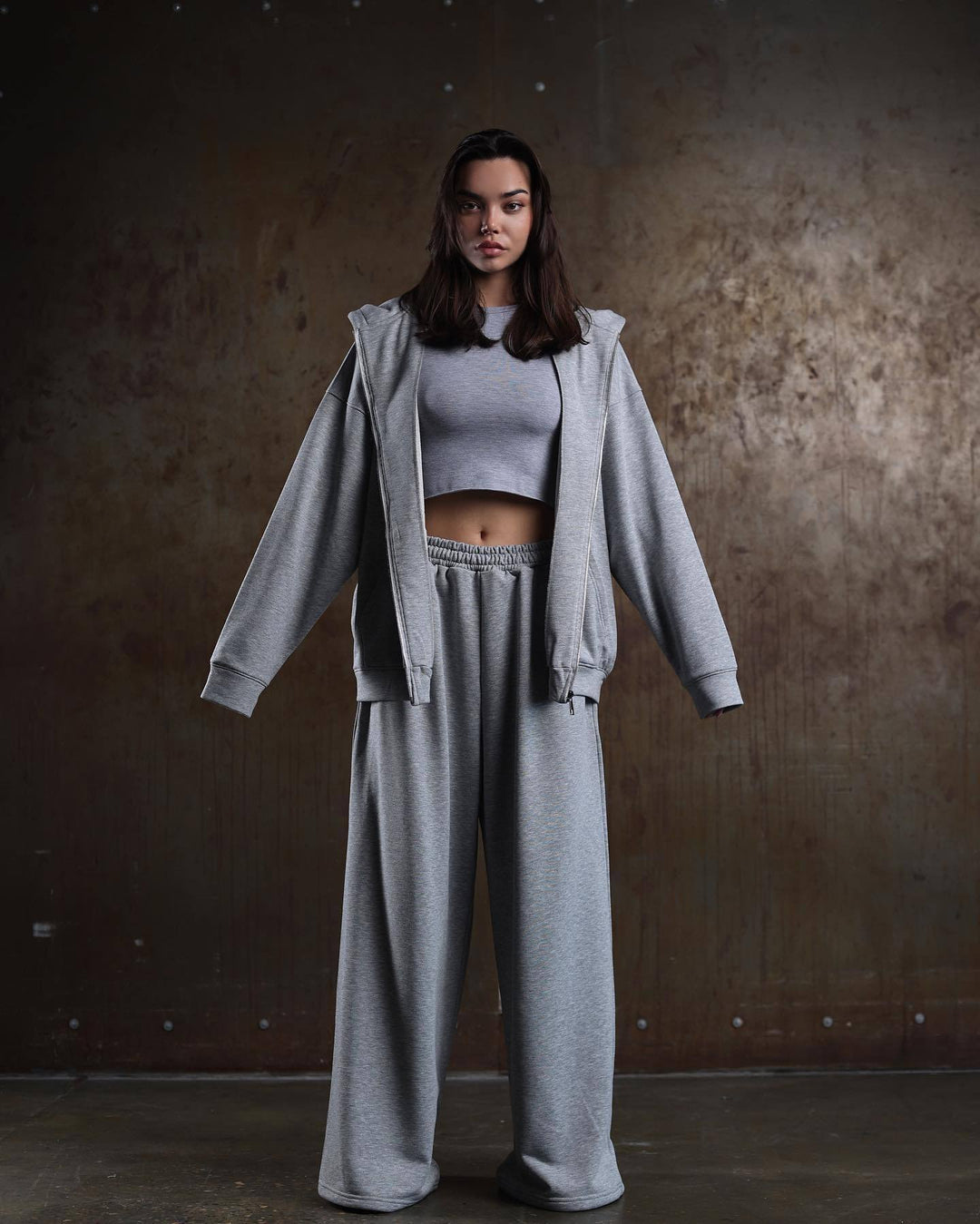 Damer mode sportkläder-set med oversized jacka och lös passform Mirla-Eva Jonsson