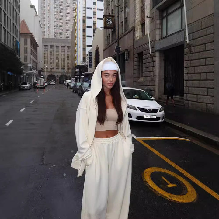 Damer mode sportkläder-set med oversized jacka och lös passform Mirla-Eva Jonsson