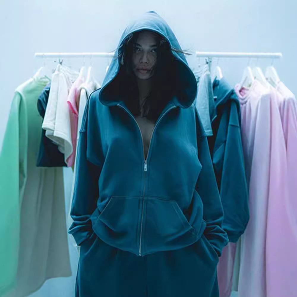 Damer mode sportkläder-set med oversized jacka och lös passform Mirla-Eva Jonsson