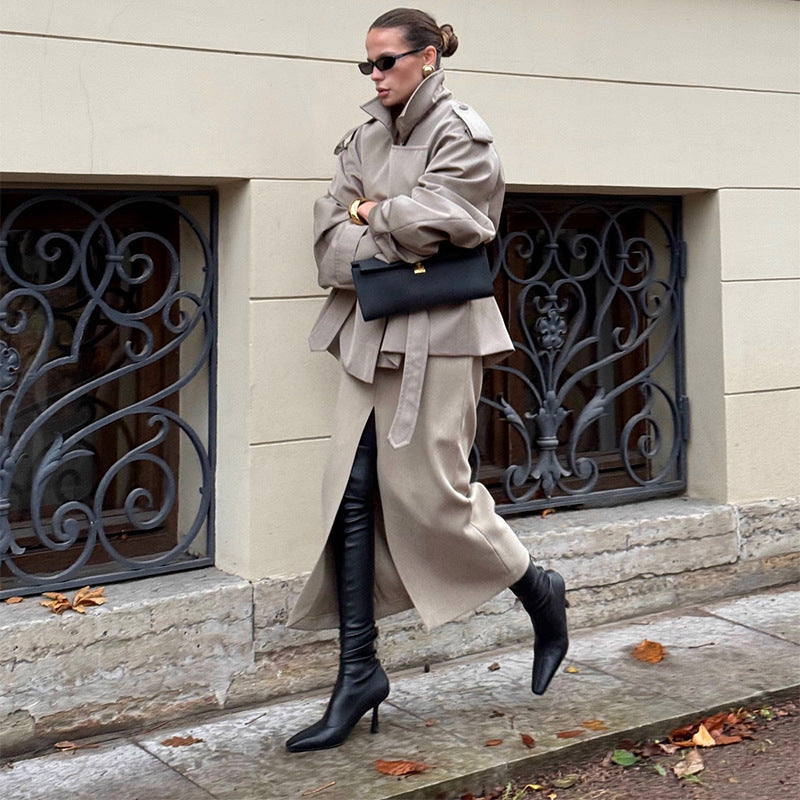 Damer mode trenchcoat Mirla-Eva Jonsson