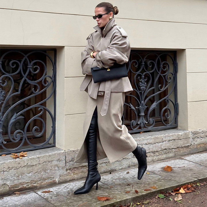 Damer mode trenchcoat Mirla-Eva Jonsson