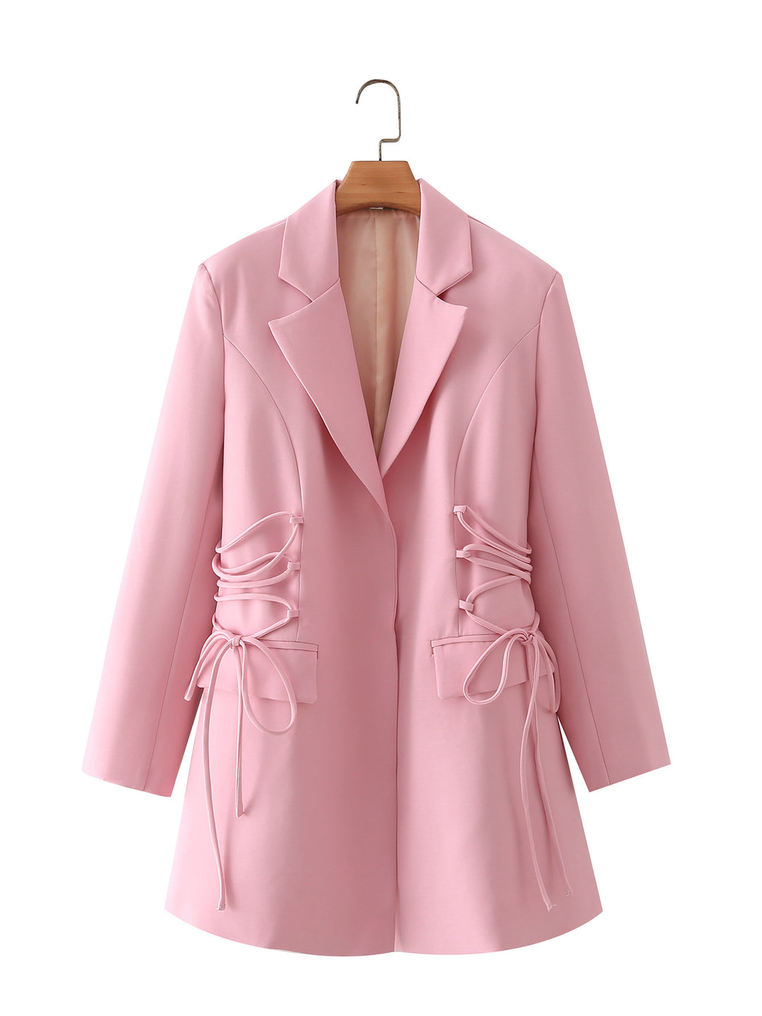 Damer modeblazer med raffinerade snördetaljer och praktiska fickor Mirla-Eva Jonsson