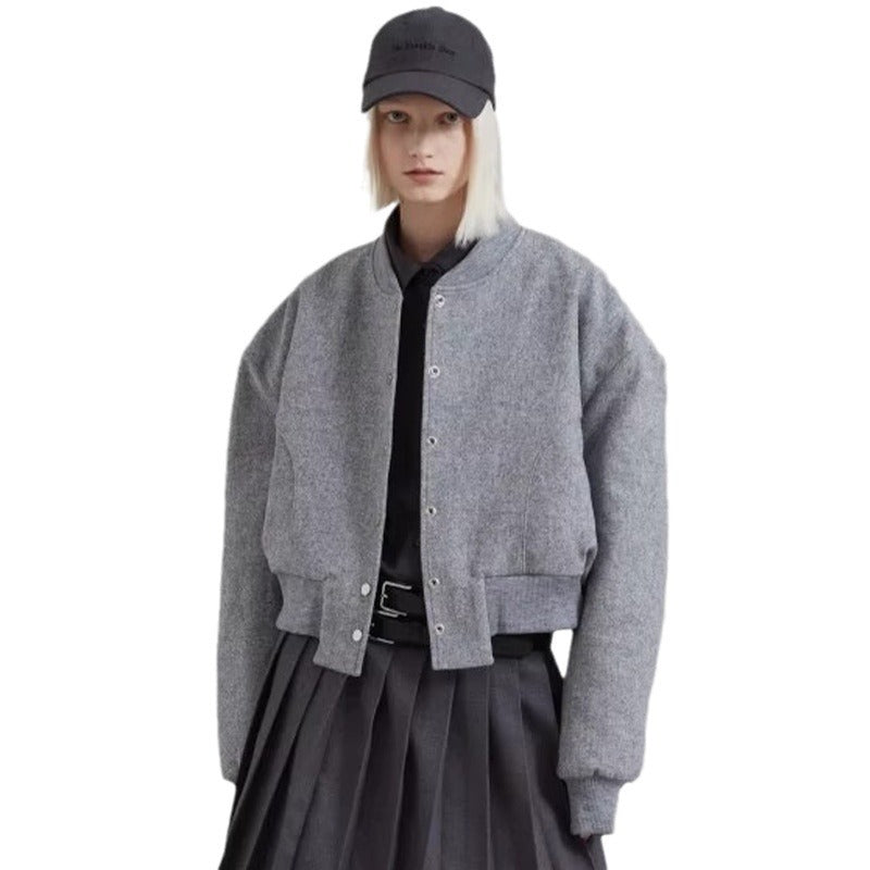 Damer modemedveten oversized jacka gjord av ullblandning Mirla-Eva Jonsson