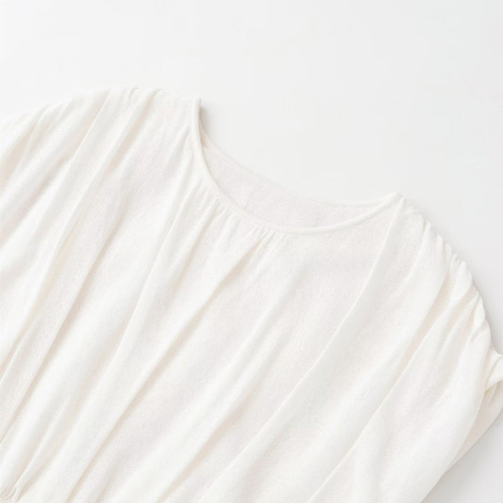 Damer moderikt oversize-top med raffinerad midja Mirla-Eva Jonsson
