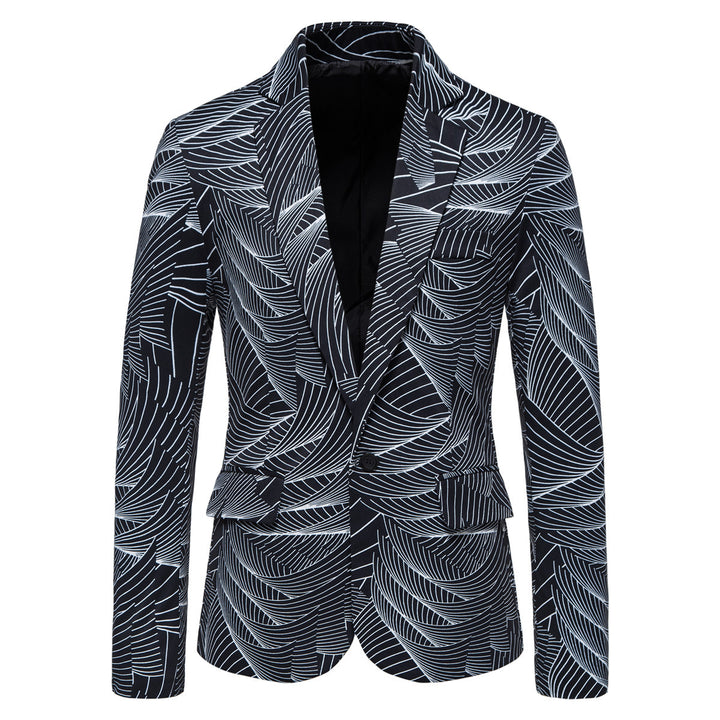 Damer moderiktig blazer med blomsterdesign Mirla-Eva Jonsson