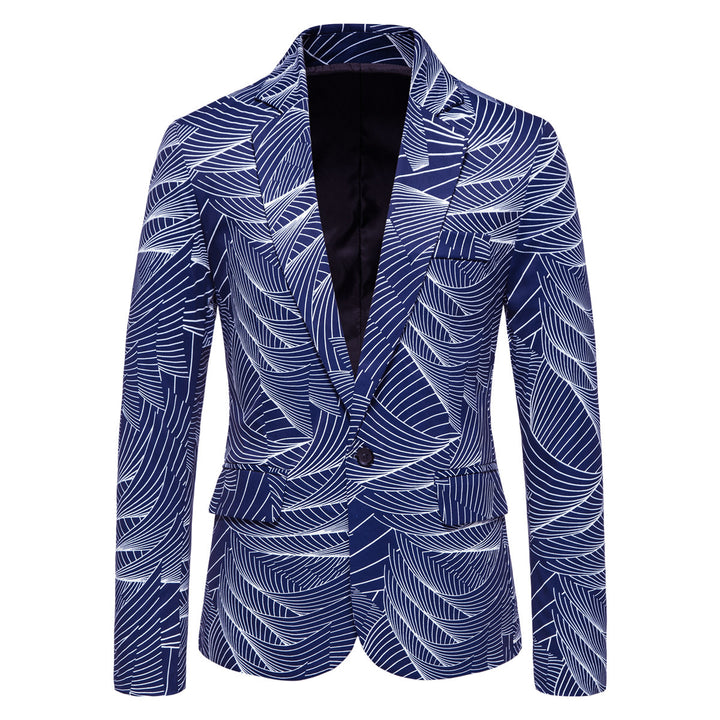 Damer moderiktig blazer med blomsterdesign Mirla-Eva Jonsson