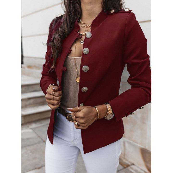 Damer moderiktig blazer med knapppyserade detaljer Eva Jonsson-Eva Jonsson