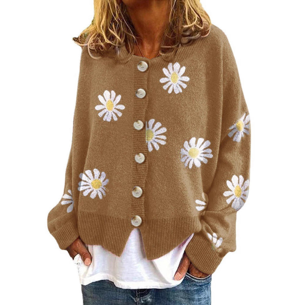 Damer moderiktig blomtröja Eva Jonsson-Eva Jonsson