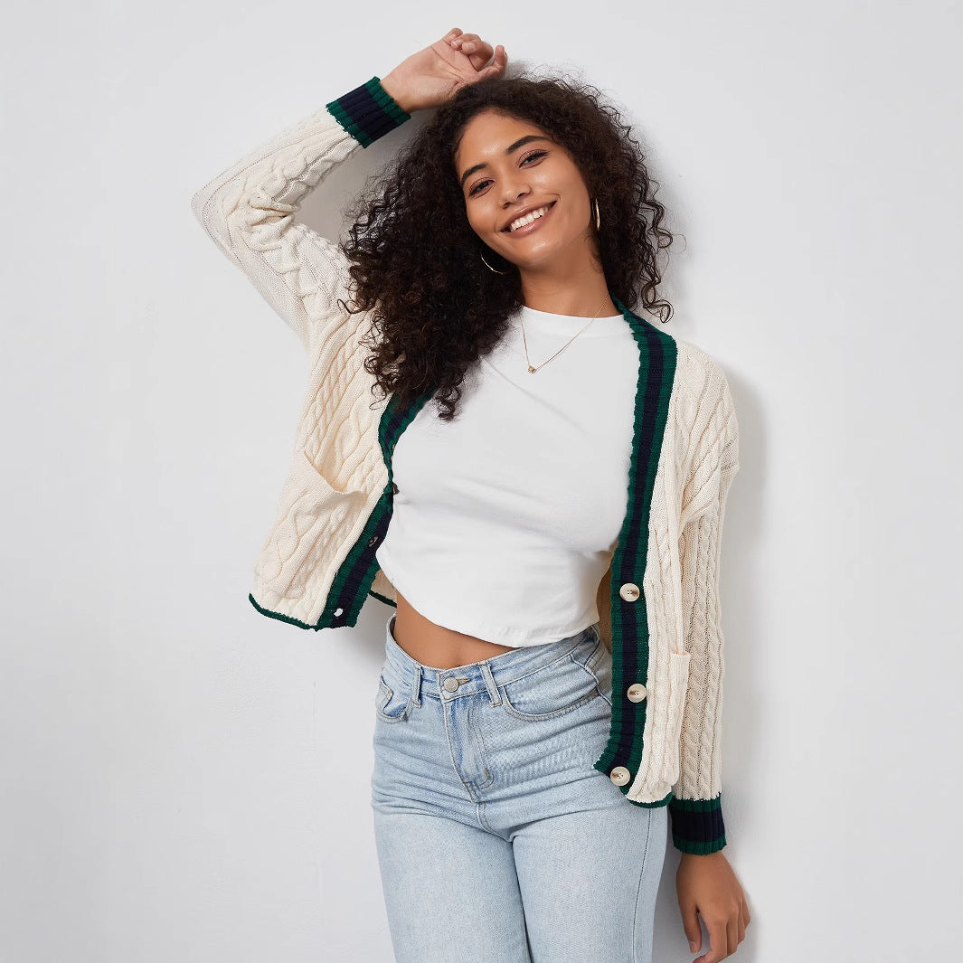 Damer moderiktig cardigan med accentuerade detaljer Mirla-Eva Jonsson