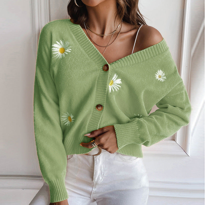 Damer moderiktig kofta med blommönster Mirla-Eva Jonsson