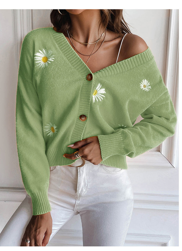 Damer moderiktig kofta med blommönster Mirla-Eva Jonsson