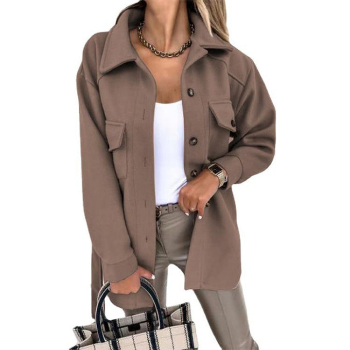 Damer moderiktigt overshirt jacka Mirla-Eva Jonsson