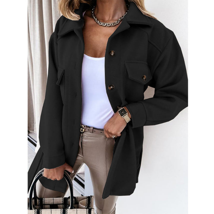 Damer moderiktigt overshirt jacka Mirla-Eva Jonsson