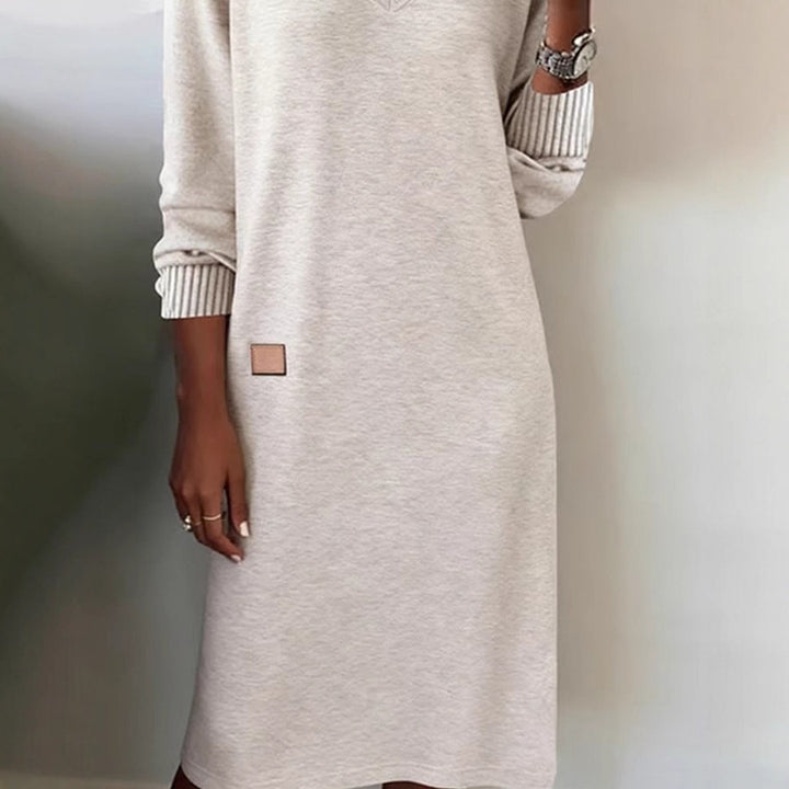 Damer moderiktigt sweatshirtklänning Mirla-Eva Jonsson