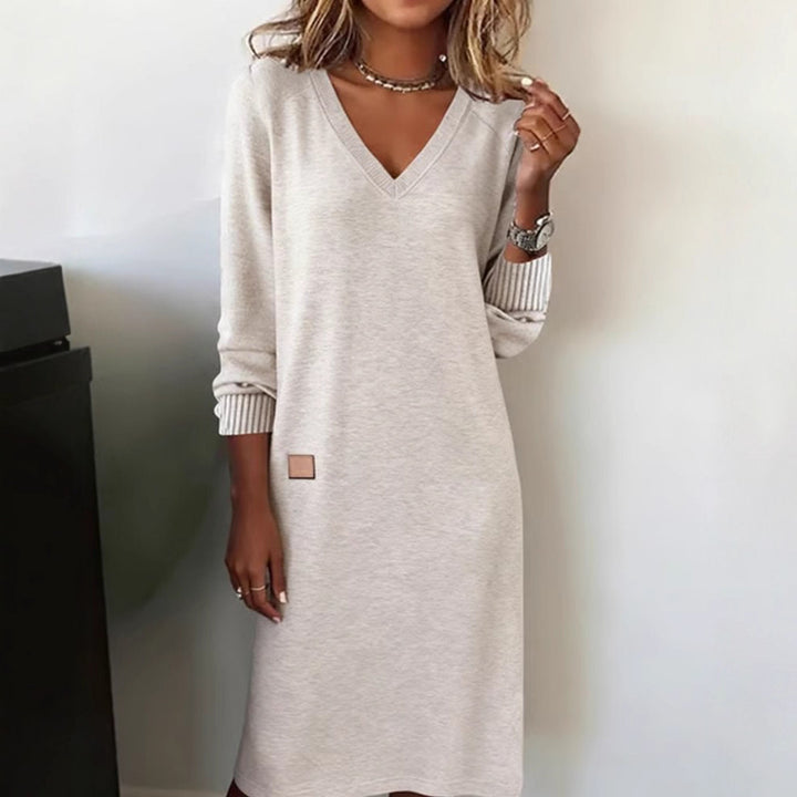 Damer moderiktigt sweatshirtklänning Mirla-Eva Jonsson