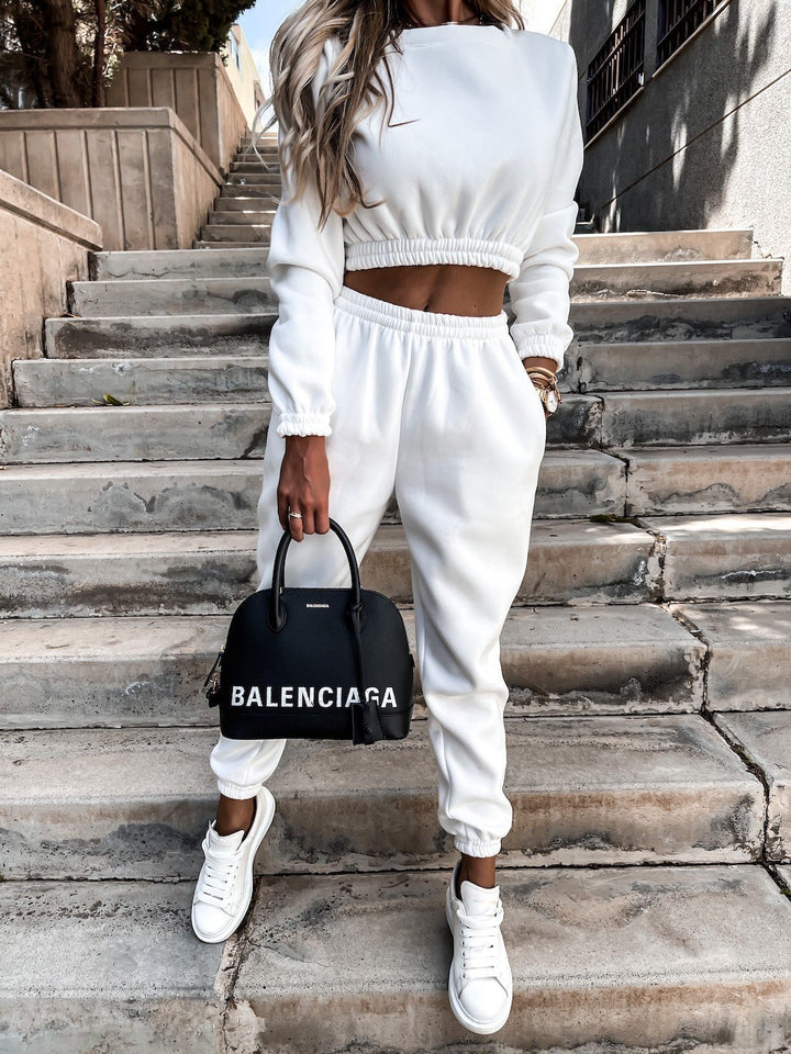 Damer modern Cropped-träningsdräkt Eva Jonsson-Eva Jonsson
