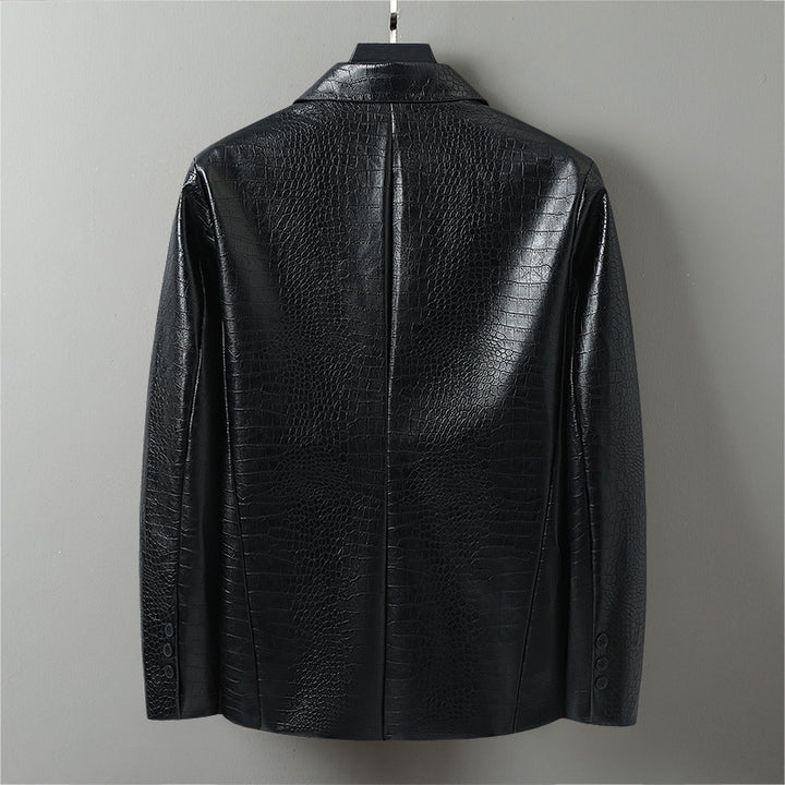 Damer modern konstläderblazer Mirla-Eva Jonsson