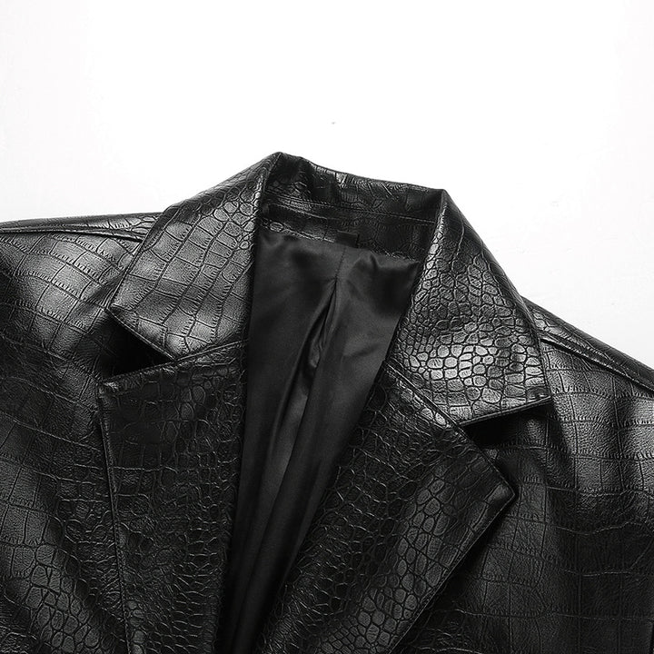 Damer modern konstläderblazer Mirla-Eva Jonsson