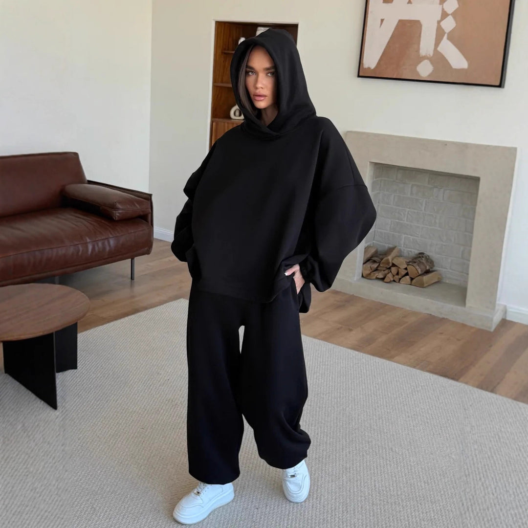 Damer modern oversized-tröja med hög krage Mirla-Eva Jonsson