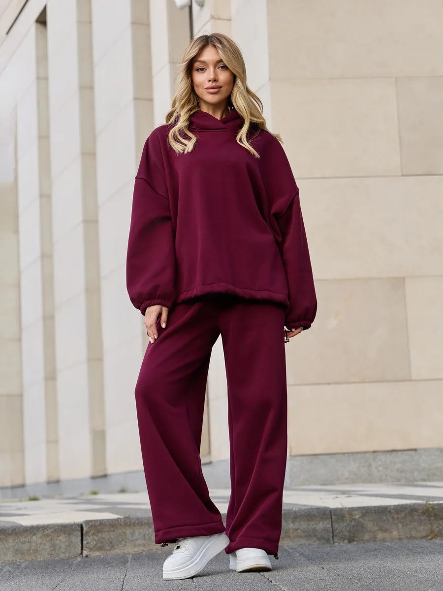 Damer modern oversized-tröja med hög krage Mirla-Eva Jonsson