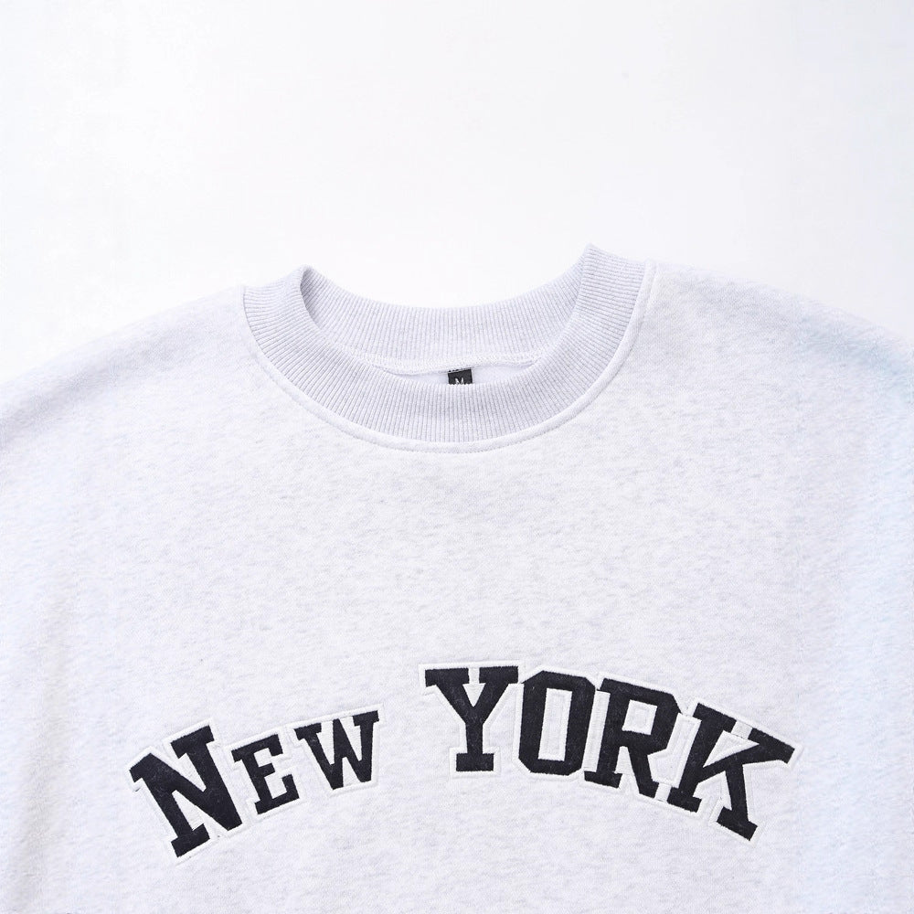 Damer modern sweatshirt med utstickande tryck Mirla-Eva Jonsson