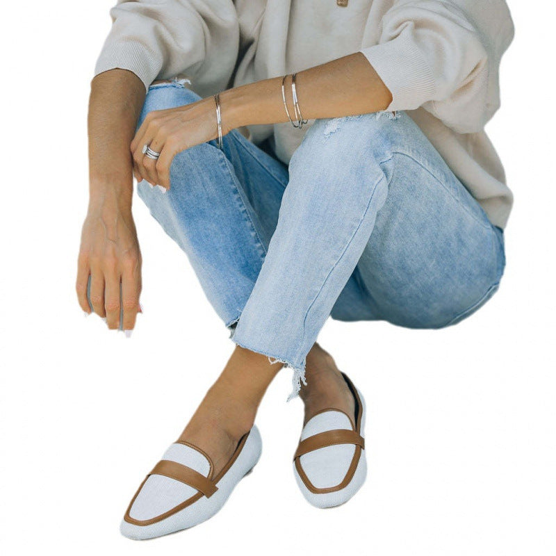 Damer moderna mockasiner med elegant remdesign Mirla-Eva Jonsson